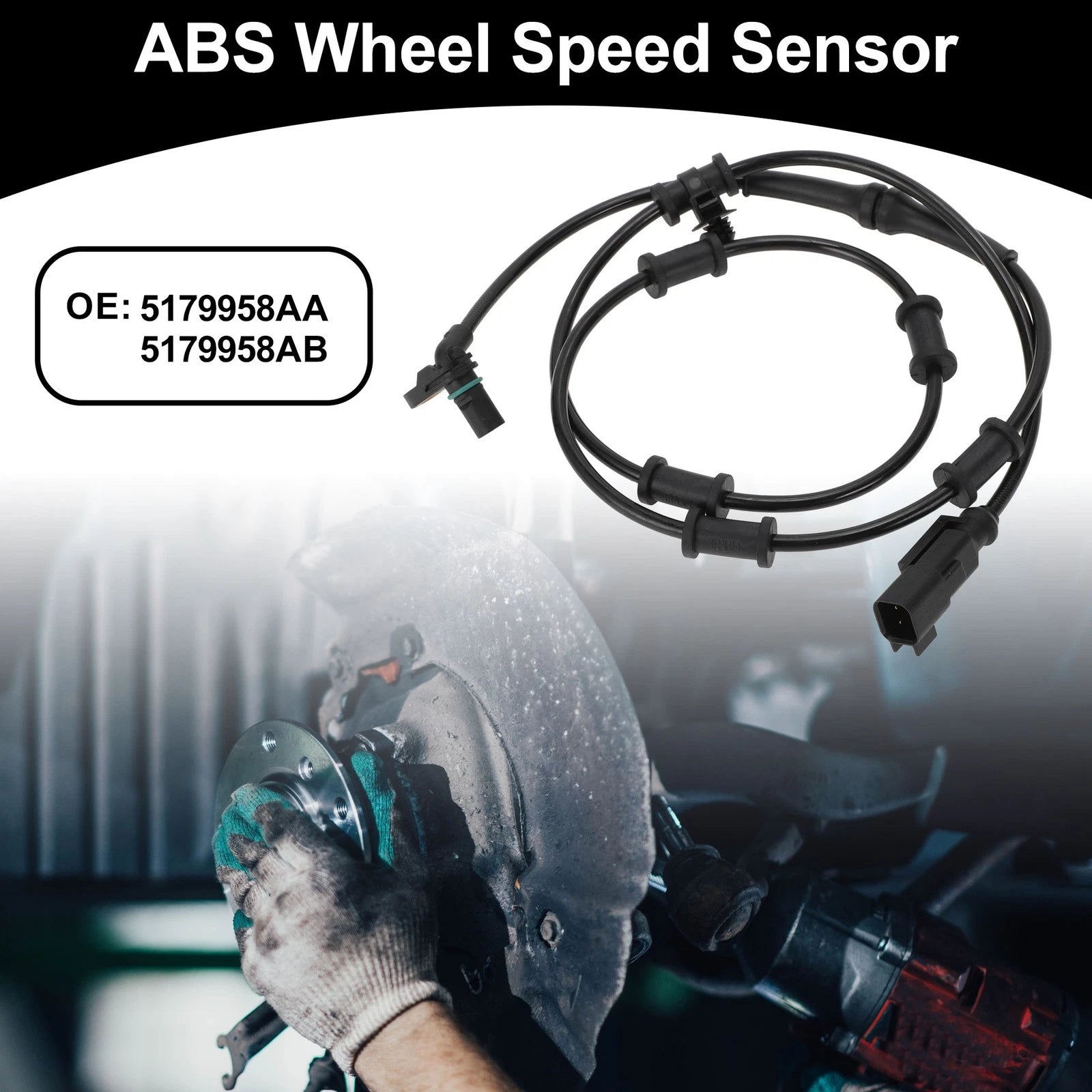 ABS Wheel Speed Sensor Replacement for Dodge Ram 1500 Laramie SLT (2019–2024)