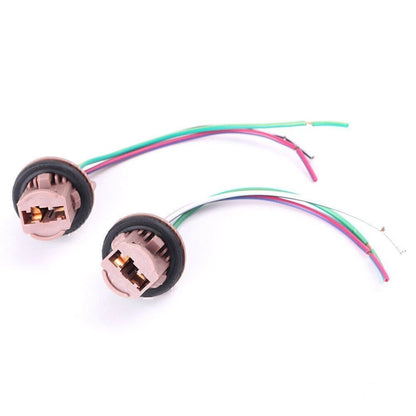 2X LED Bulb Brake Signal Light Wiring Harness Socket for Corner Blinker Parking