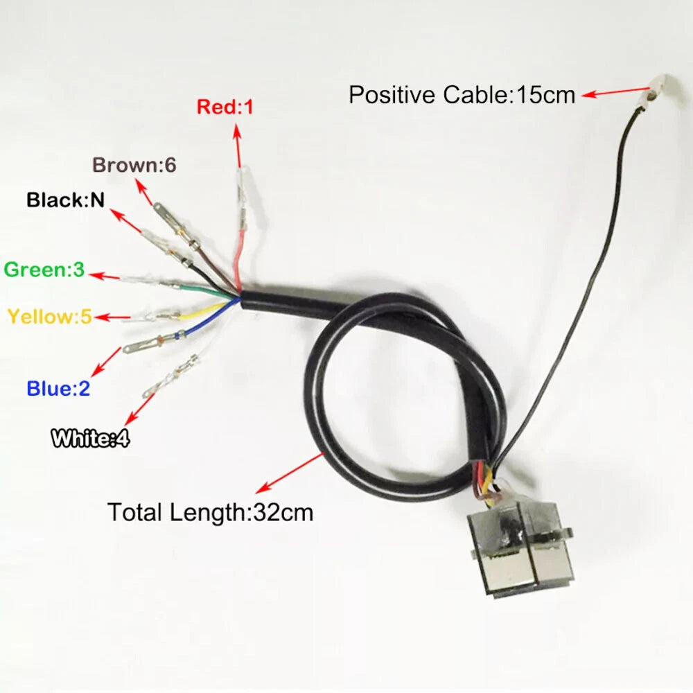 6 Speed N-6 Digital Gear Indicator for Motorcycle