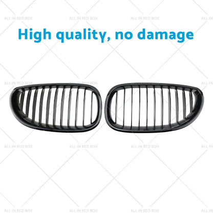 Gloss Black Front Grille for BMW 5 Series E60 E61 (2003–2010)