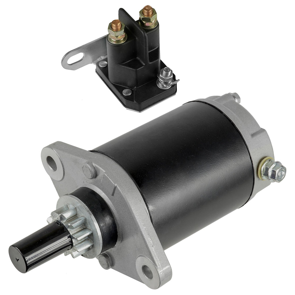 Starter and Solenoid Replacement for White Outdoor Tecumseh LT-1500 LT-1800 (2000–2000)