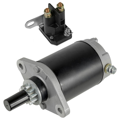 Starter and Solenoid Replacement for White Outdoor Tecumseh LT-1500 LT-1800 (2000–2000)