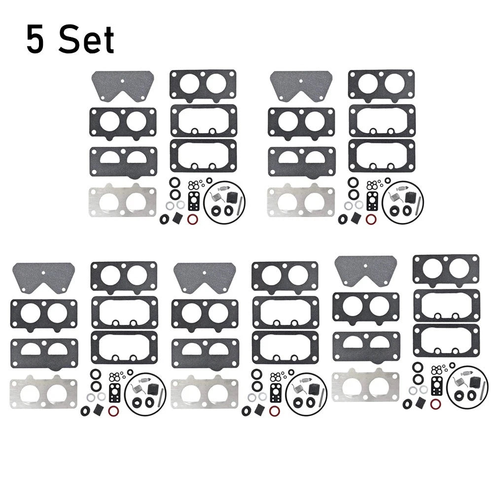 Set of 5 Carburetor Overhaul Kits for B&Stratton (499812, 699734, 699735, 792456, 797890)