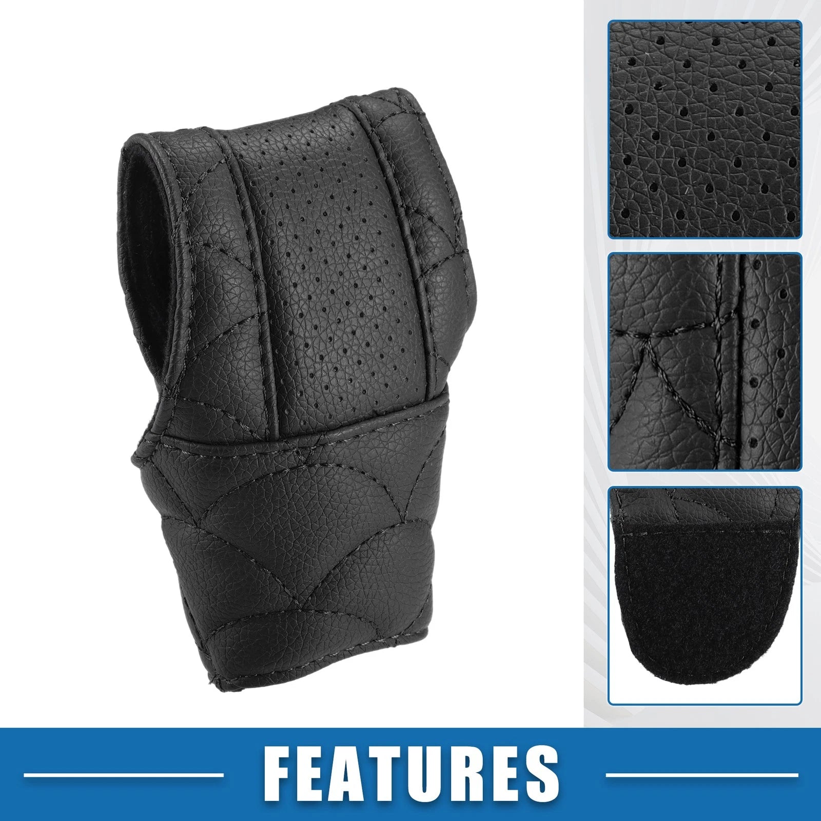 Shift Knob Cover for Universal Vehicles (Black)
