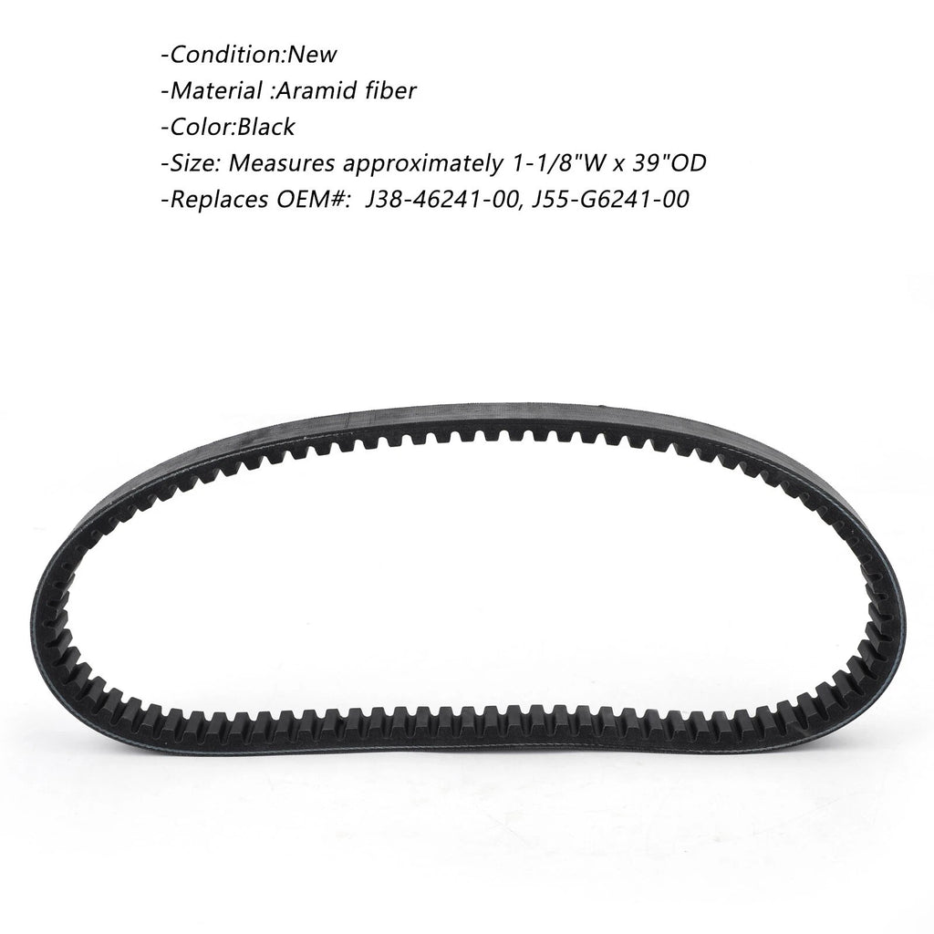 Clutch Drive Belt for Yamaha Golf Cart G2 G8 G9 G11 G14 G16 G20 G21 G22 G29 (1991–2023)