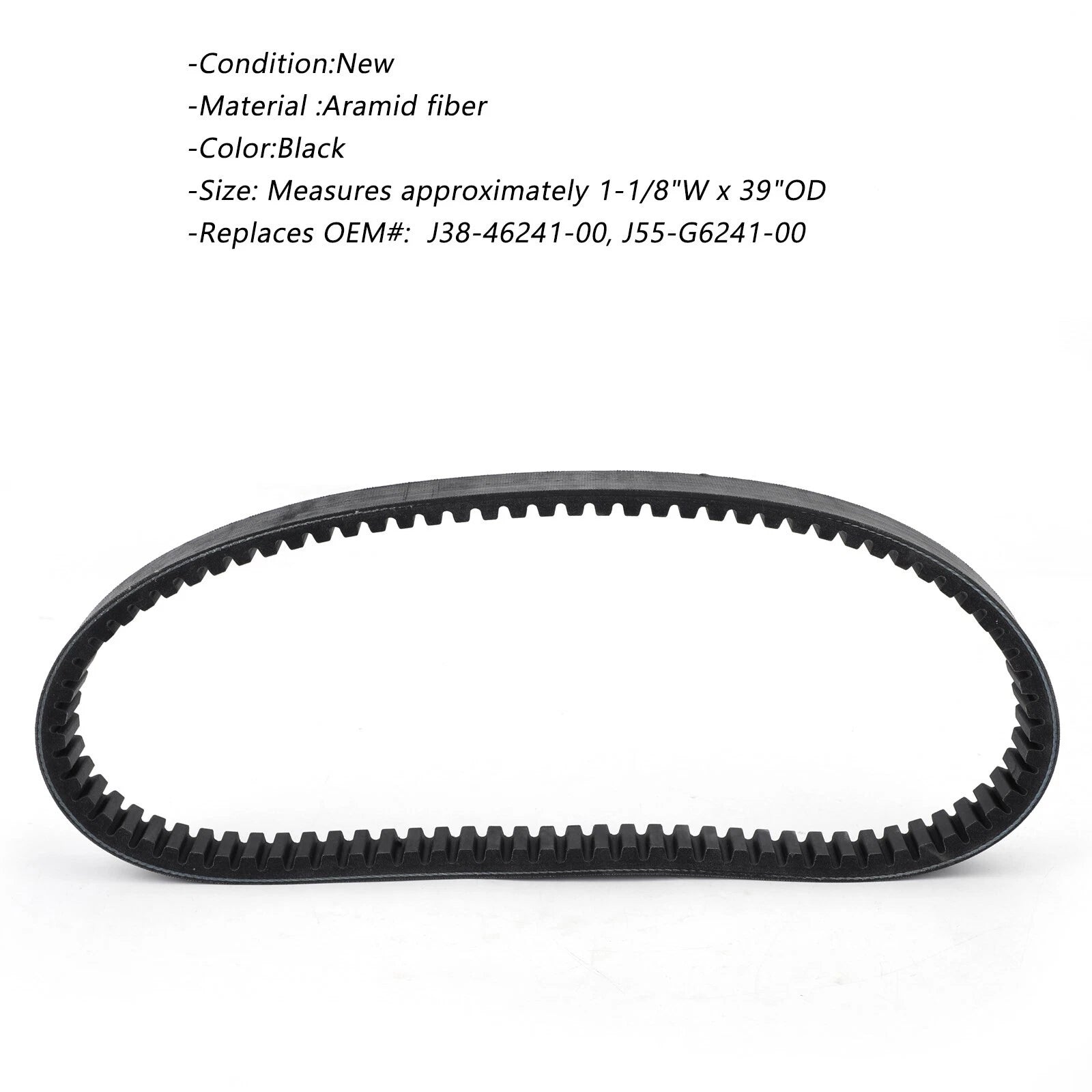 Clutch Drive Belt for Yamaha Golf Cart G2 G8 G9 G11 G14 G16 G20 G21 G22 G29 (1991–2023)