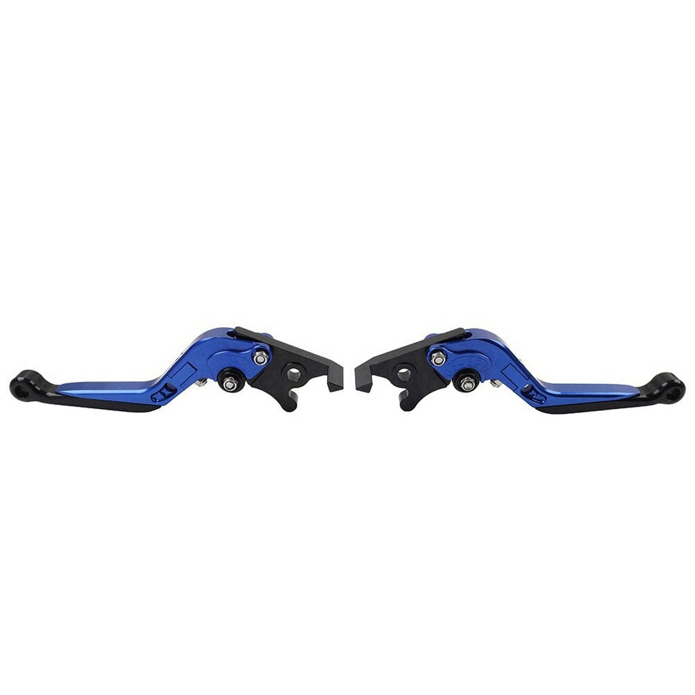 Folding Extendable Brake Clutch Levers for Honda CBR125R CBR150R CBR250R (2004–2019) Blue