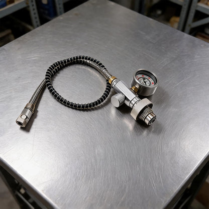 24 Inch Outdoor Diving Oxygen Cylinder Refill Adapter Kit 4500 PSI