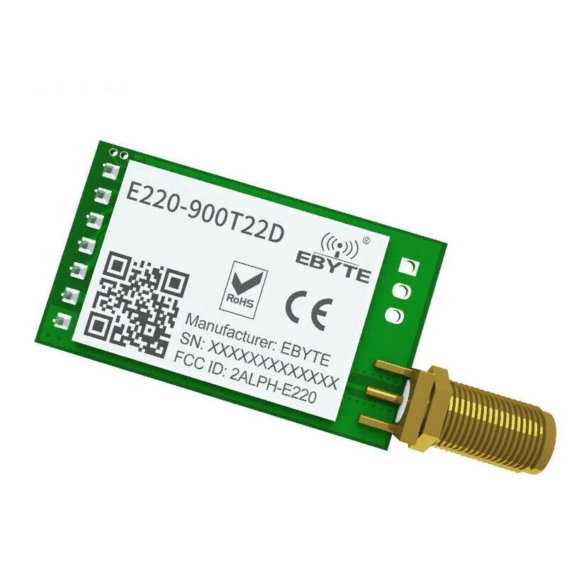 LoRa Wireless Serial Port Module LLCC68 868-915MHz for Smart Sensor