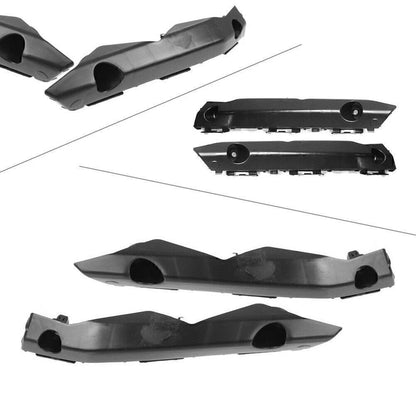 2X Front Bumper Bracket for Toyota Camry (2015–2017) - Black