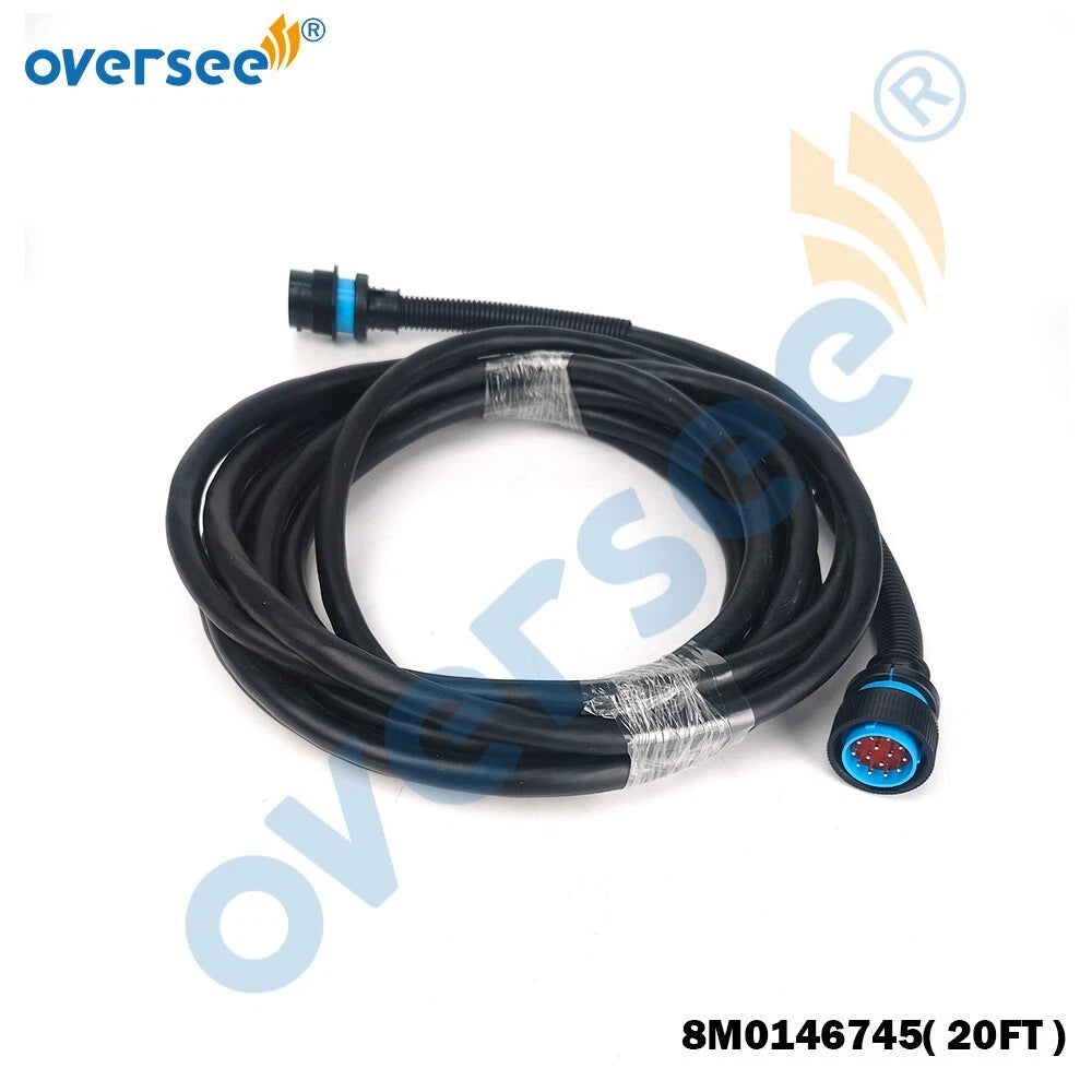 20FT Data Cable Harness for Mercury Outboard 14 Pin (8M0146745)