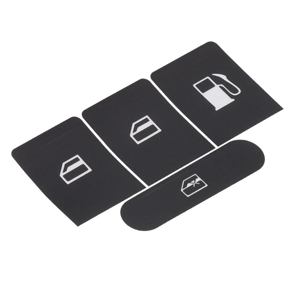 Sticker Set for Golf V, Passat (2003–2010) - Black Overlay