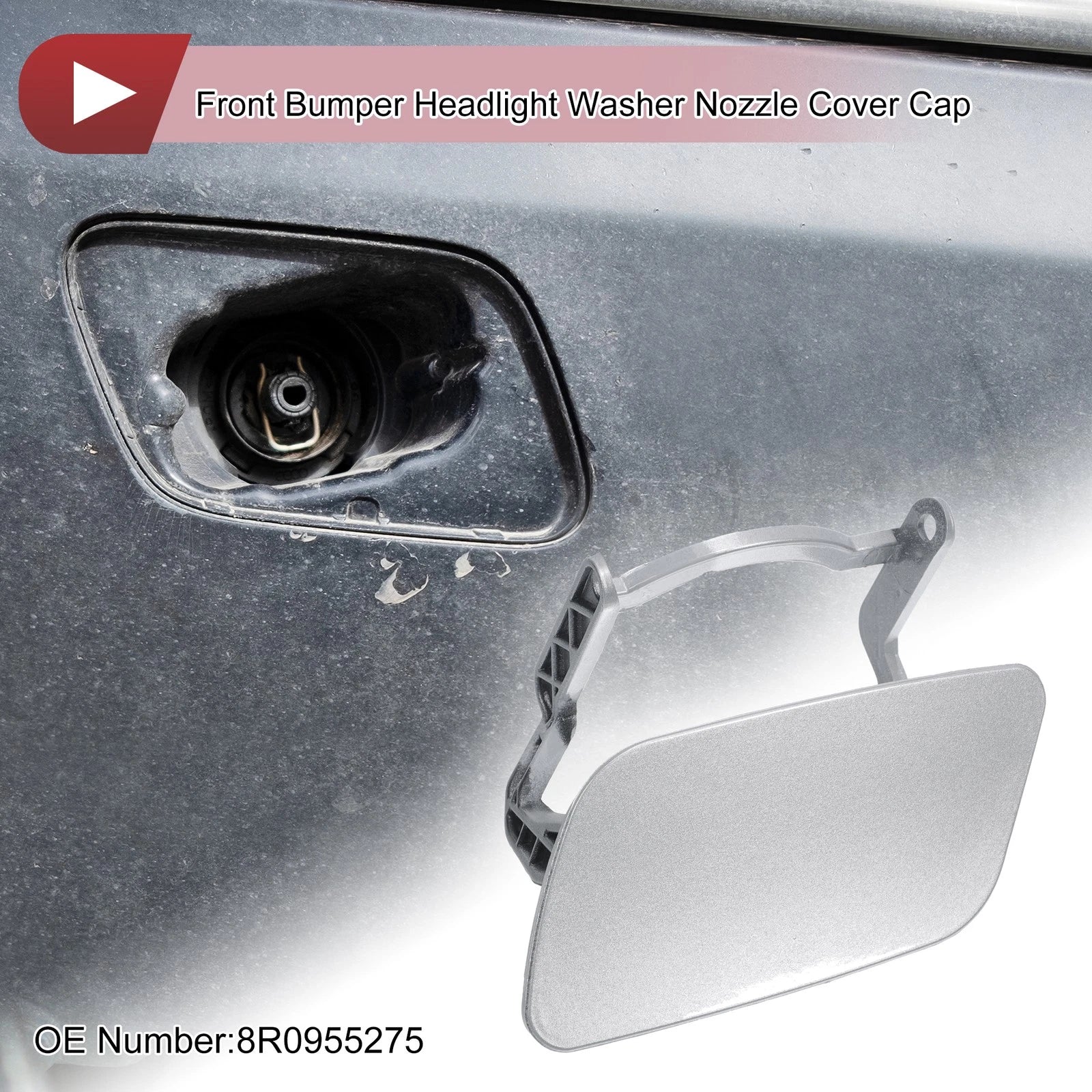 Front Left Washer Nozzle Cover Cap for Audi Q5 (2009–2012)