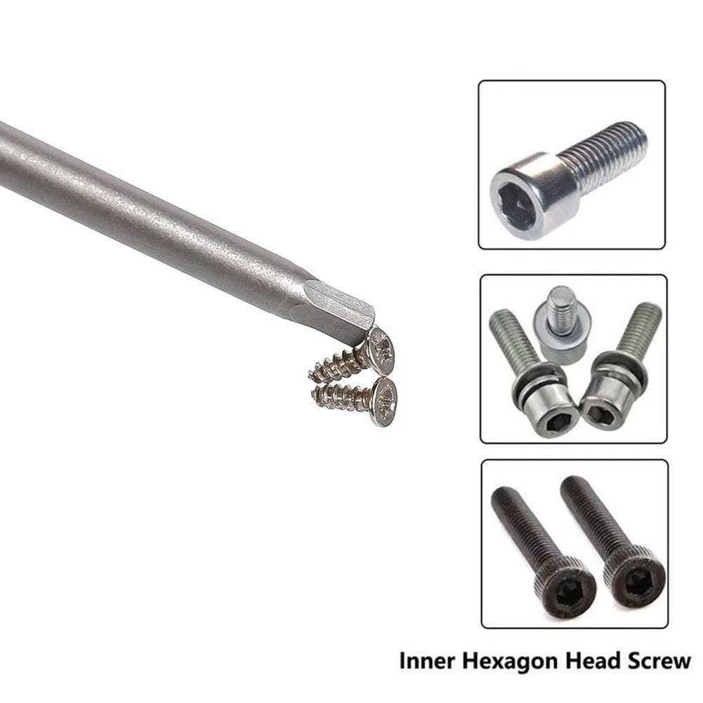 Hexagon Screwdriver Bit for Power Drill (100mm Length)