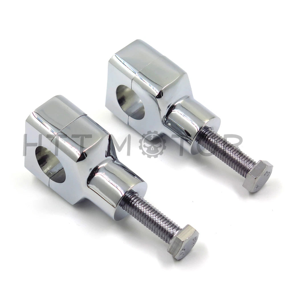1" Chrome Handlebar Risers for Harley Davidson Sportster Softail (US)