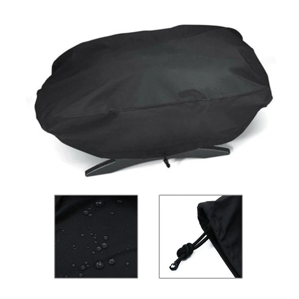 Waterproof Black Grill Cover for BBQ Cooking Patio Protector (No Part Numbers)