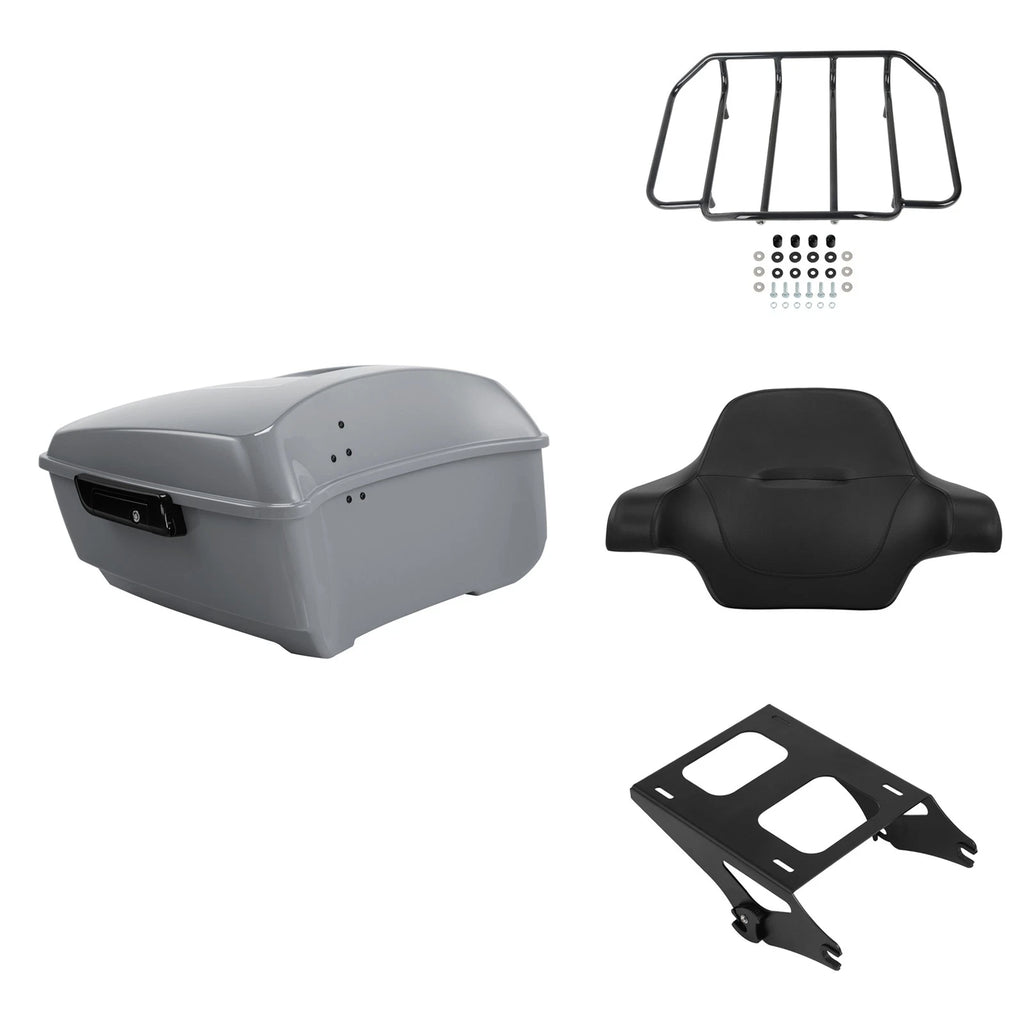 Backrest Pad for Harley Touring (2014–2026) - Billiard Gray