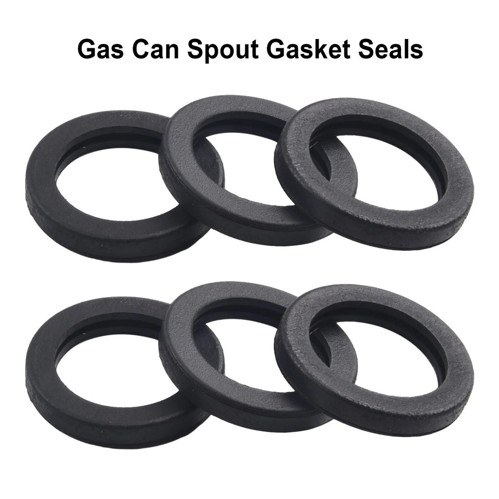 6 Pack Replacement Rubber Gaskets for Gas Can Spout