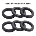 6 Pack Replacement Rubber Gaskets for Gas Can Spout