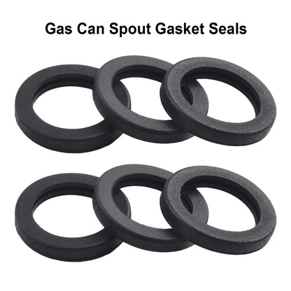 6 Pack Replacement Rubber Gaskets for Gas Can Spout