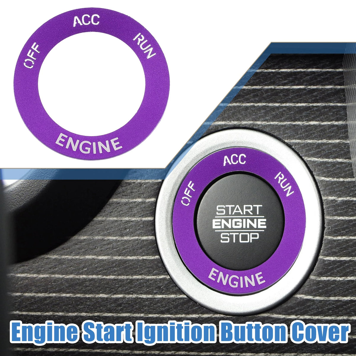 Engine Start Button Sticker OEM Replacement for Dodge Charger Challenger (2015–2023)