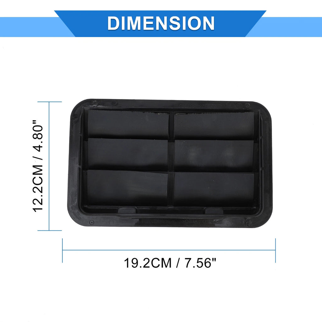 Center Dash A/C Outlet Replacement for Ford Fusion (2013–2020) Black