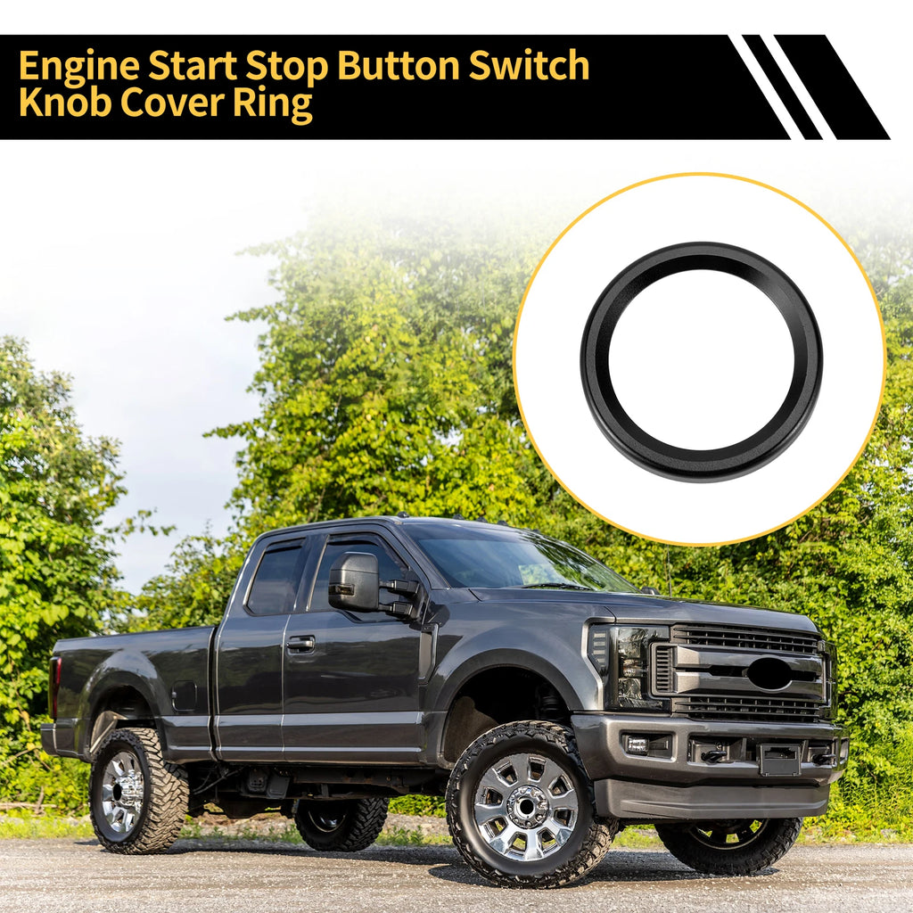 Engine Start Stop Button Switch Knob Cover Ring for Ford Maverick (2022)