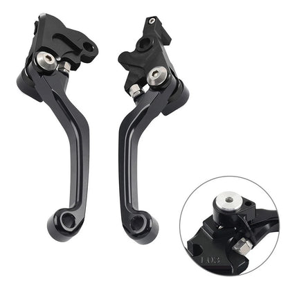 CNC Pivot Brake Clutch Levers for Yamaha XTZ125 (2003–2012) Black
