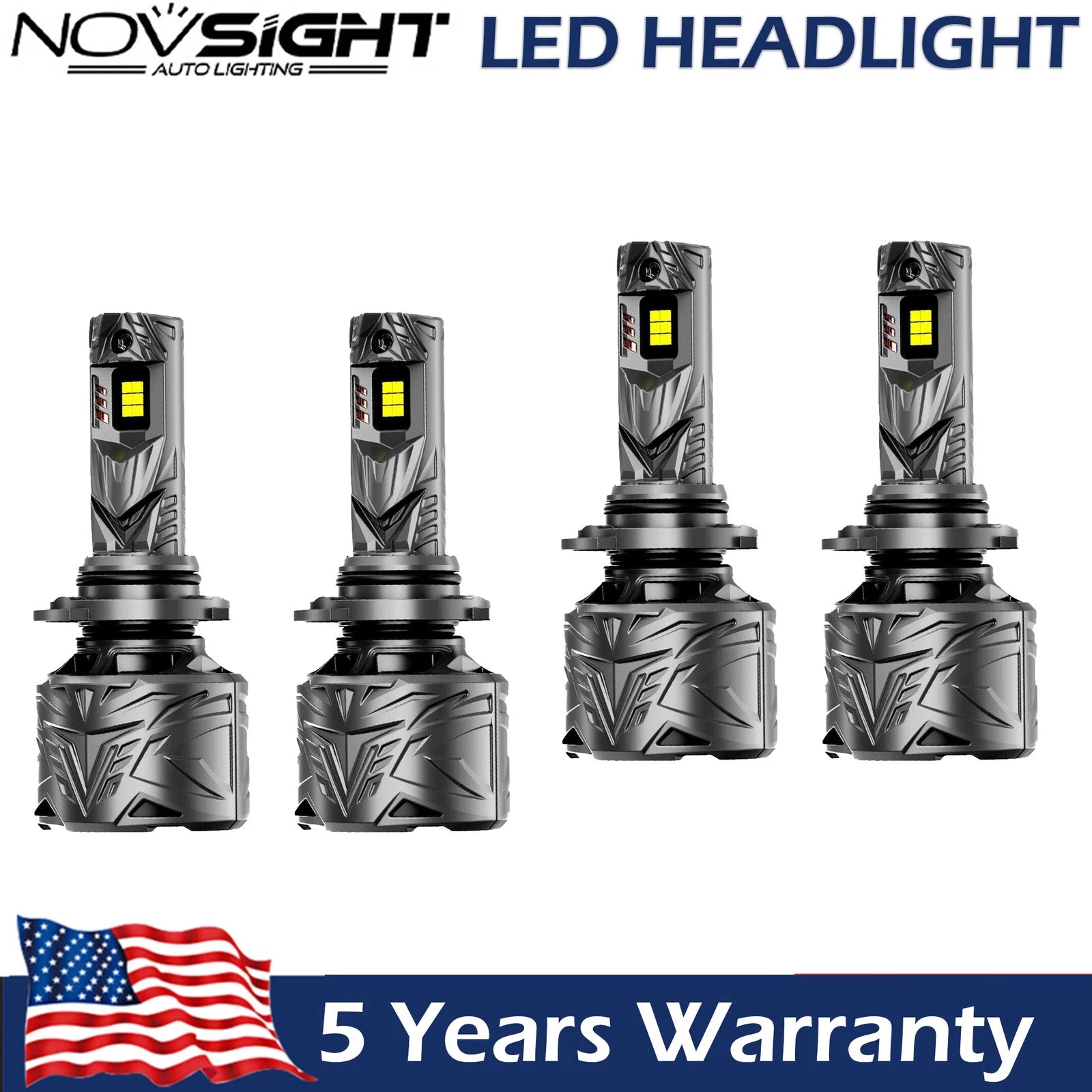 H7 H11 LED Headlight Bulbs for Combo Kit (6500K)