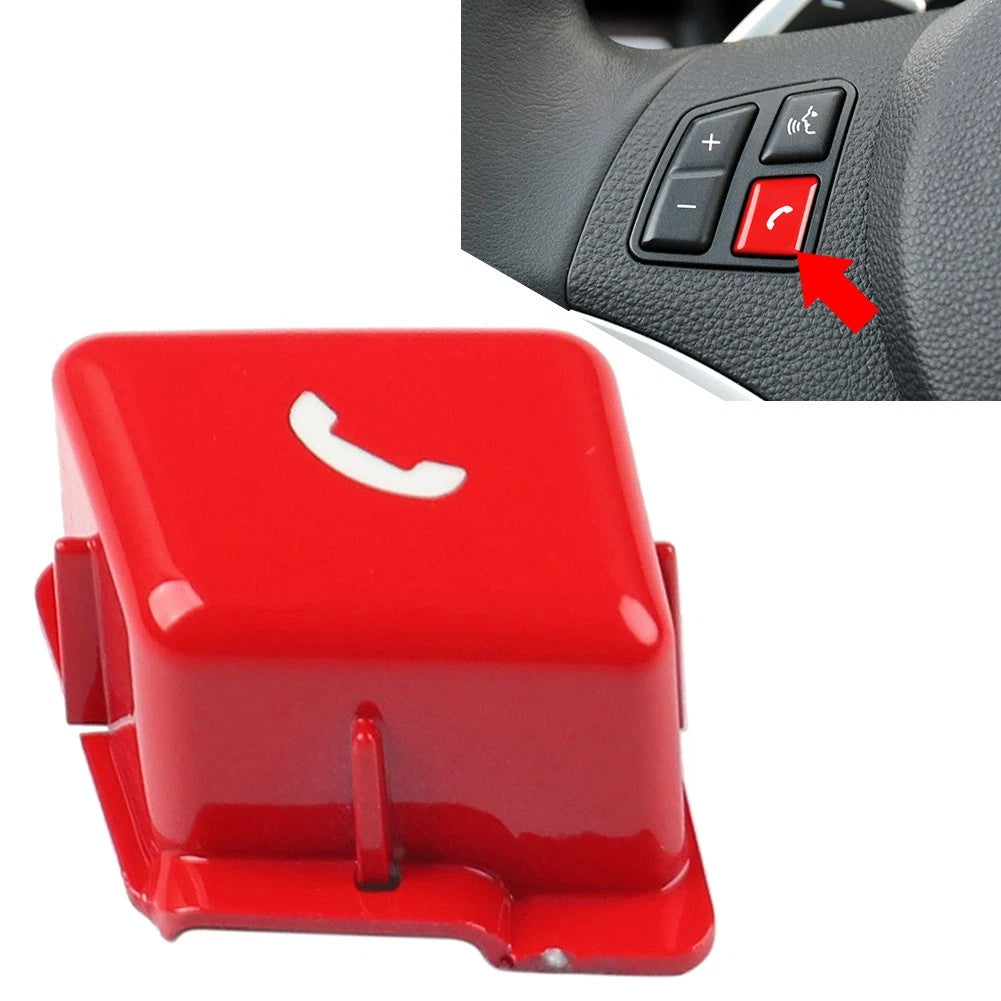 Steering Wheel Call Mode Switch Button Cover for BMW E82 E84 E87 E92 E93 X1 (2007–2013)
