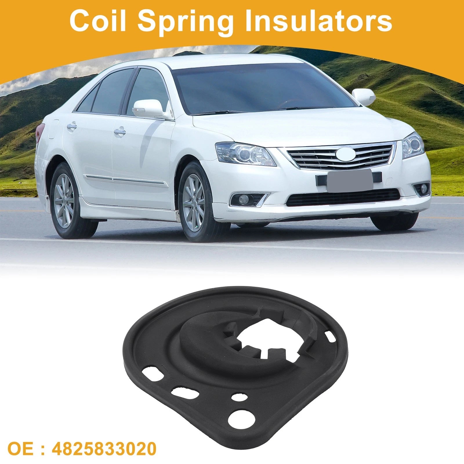 Lower Coil Spring Insulator Rubber Replacement for Toyota Camry (2007–2017)