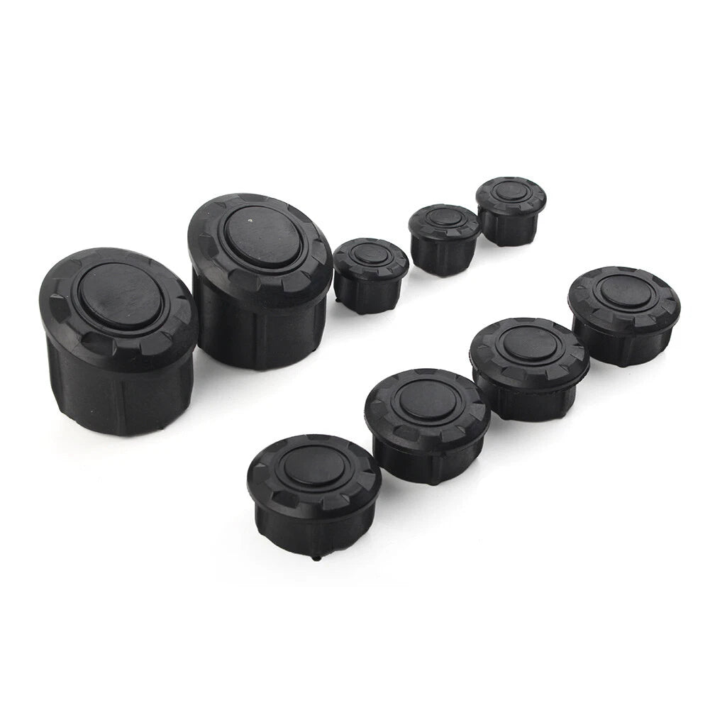 9PCS Frame Hole Cover Caps Plug Kit for BMW R1200GS LC Adventure (2014–2018)