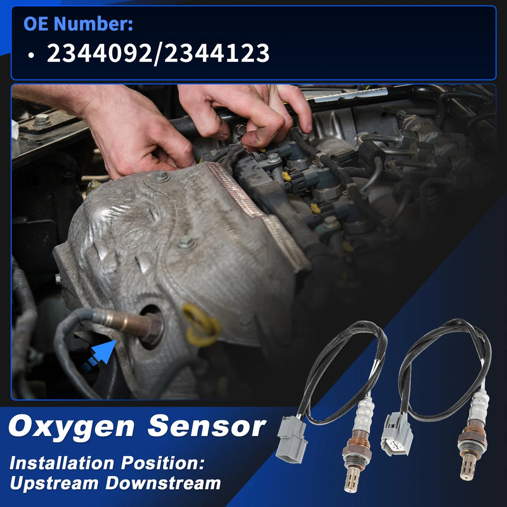 2X Upstream & Downstream Oxygen Sensor for Honda Civic 1.7 L4 (2001–2005)
