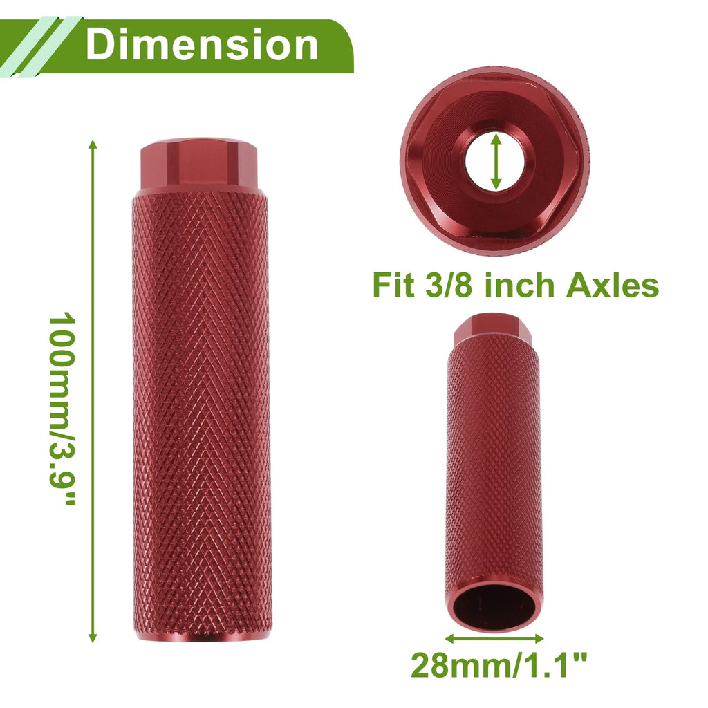 Bicycle Foot Pegs 100mm Rear Set for Universal Bike (2000–Present)