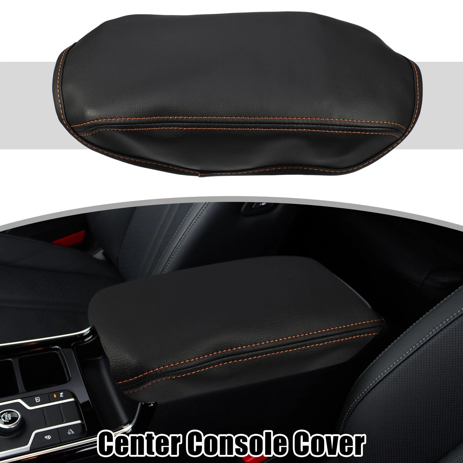 Center Console Cover Pad Replacement for Subaru Forester 2019-2023 Black