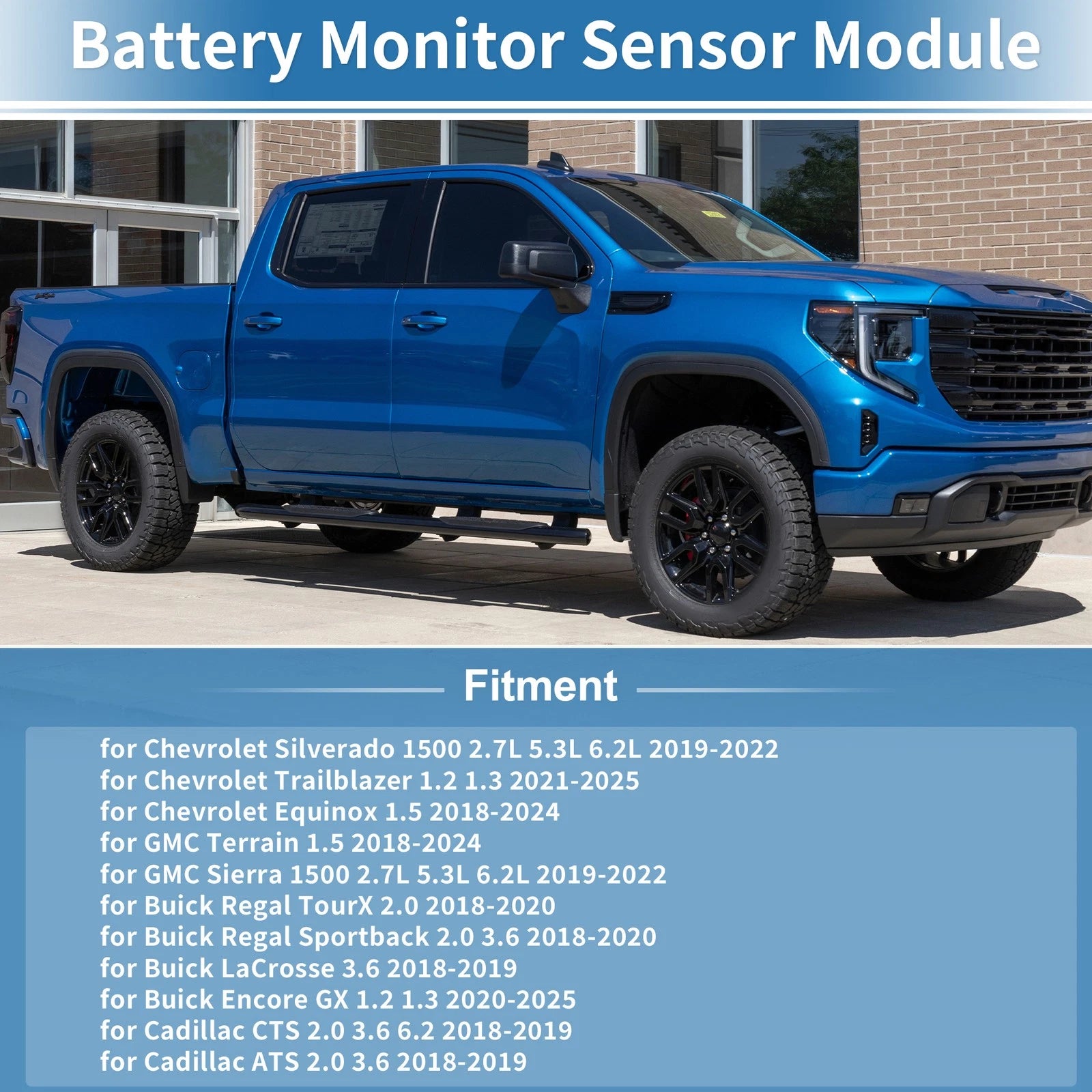 Battery Sensor No.13545953 for Chevrolet Silverado 1500 (2019–2022)