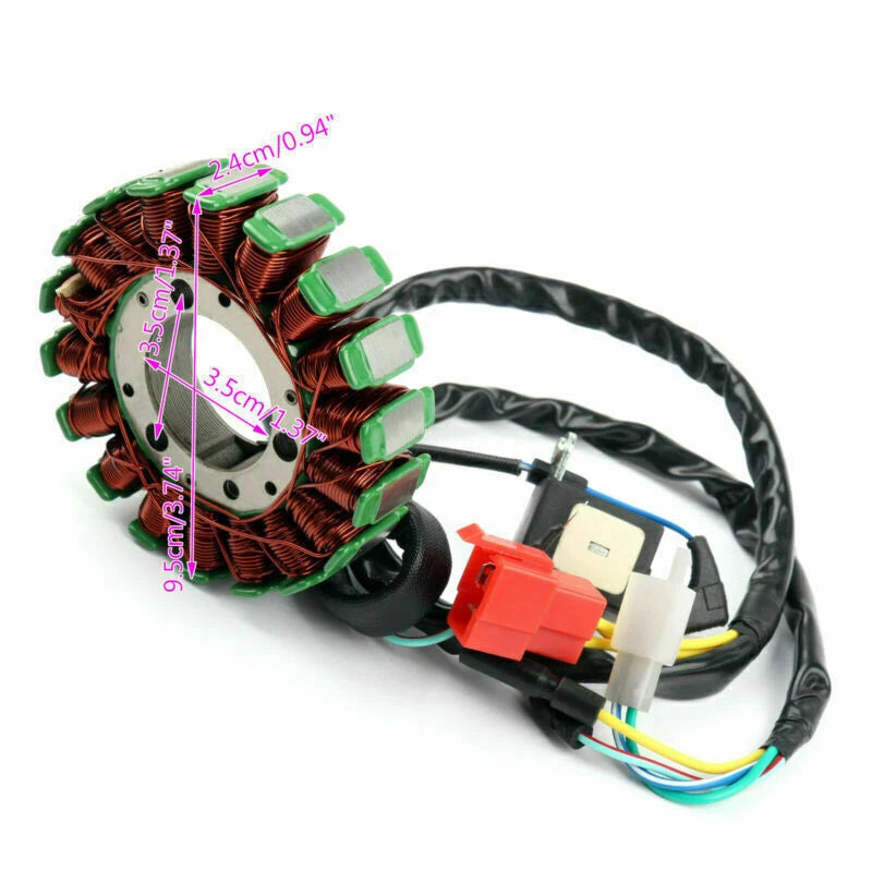 Generator Stator Coil for Honda NX250 AX-1 (1988–1993) NX250 A (1988–1990) NX2502 (1990–1993) T9