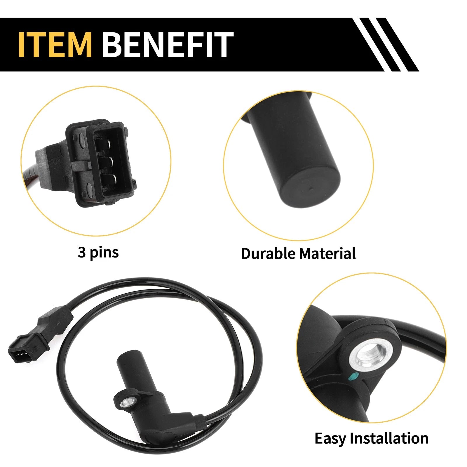 Crankshaft Position Sensor for Chevrolet Corsa Hatchback 1.8 Flex (2003–2005)