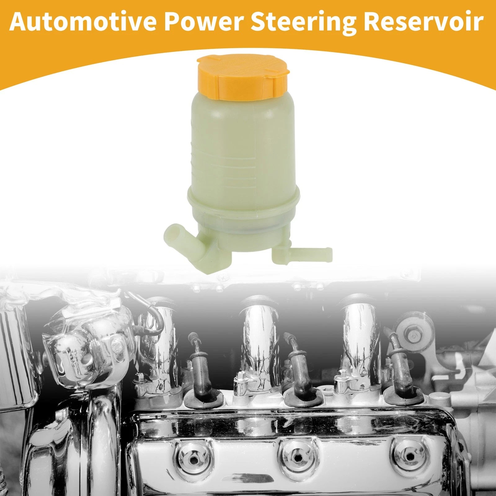 Power Steering Reservoir Replacement for Subaru Forester (2003–2008) Plastic