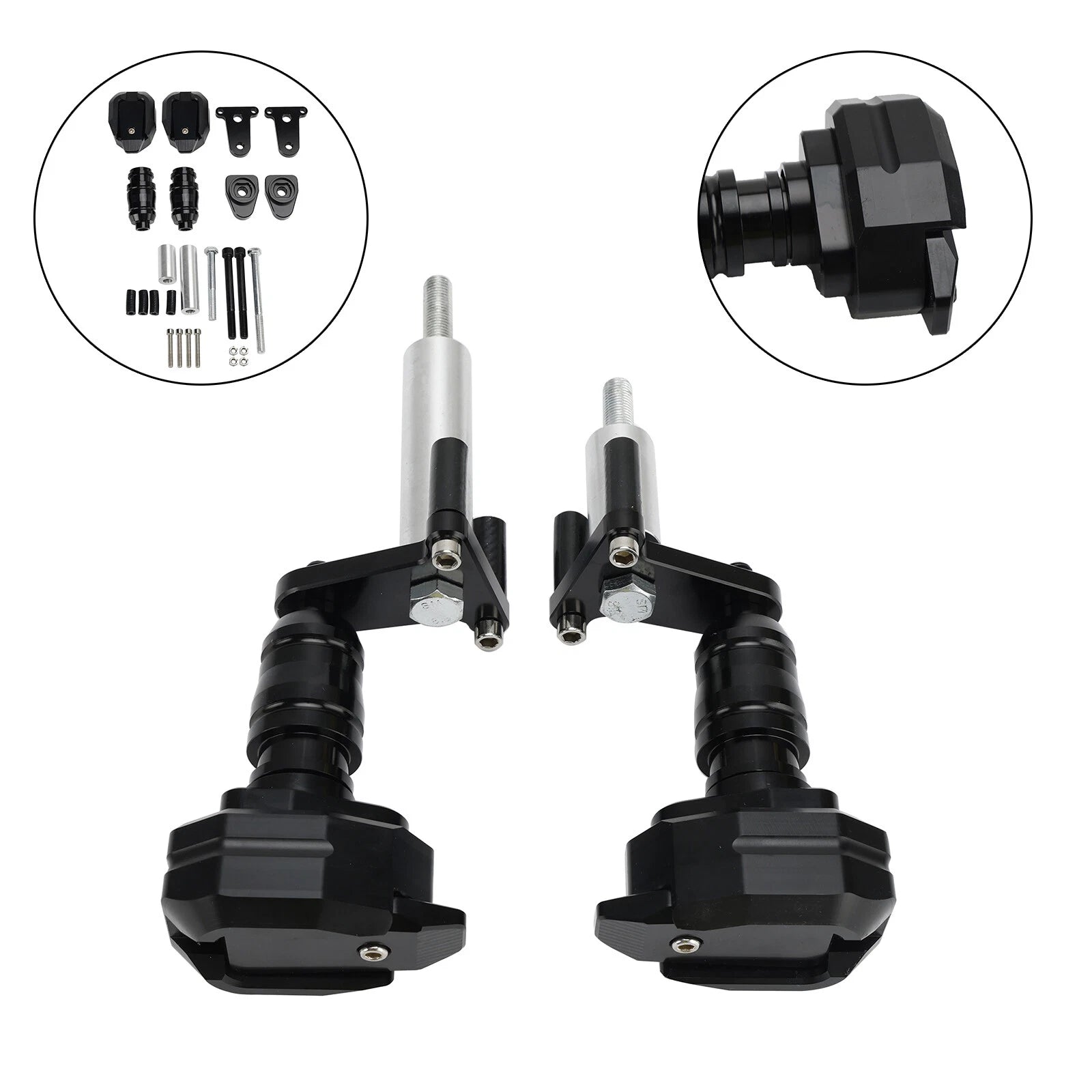 Aluminum Frame Crash Slider Protection for Kawasaki Ninja 400 Z400 (2018–2023)