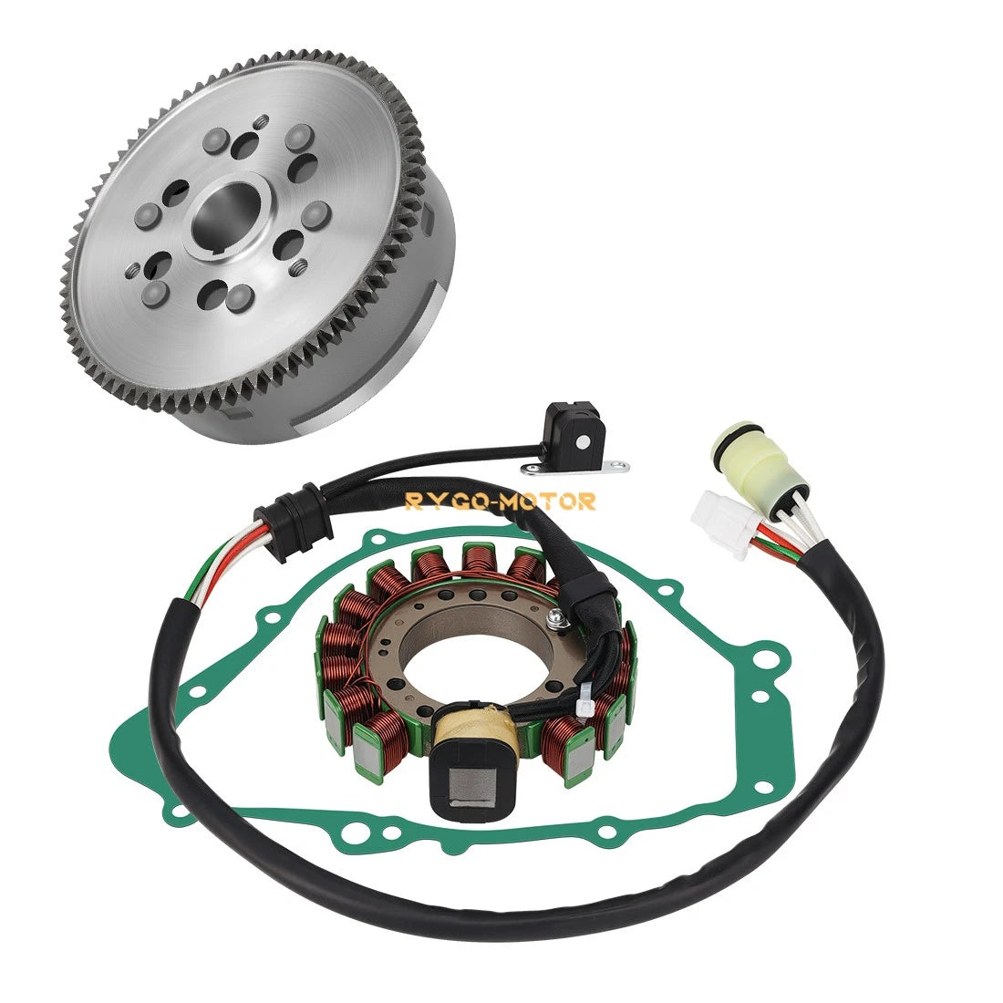 Rotor & Stator w/Gasket for Yamaha Grizzly 600 YFM600 (1999–2001) 5GT-85510-00-00