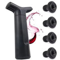 Vacuum Pump Wine Preservation Tool with 4 Bottle Stoppers