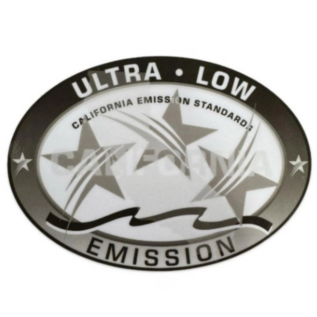 3X Ultra Low Emission Outboard Graphic Gray Sticker Decal for Johnson Suzuki