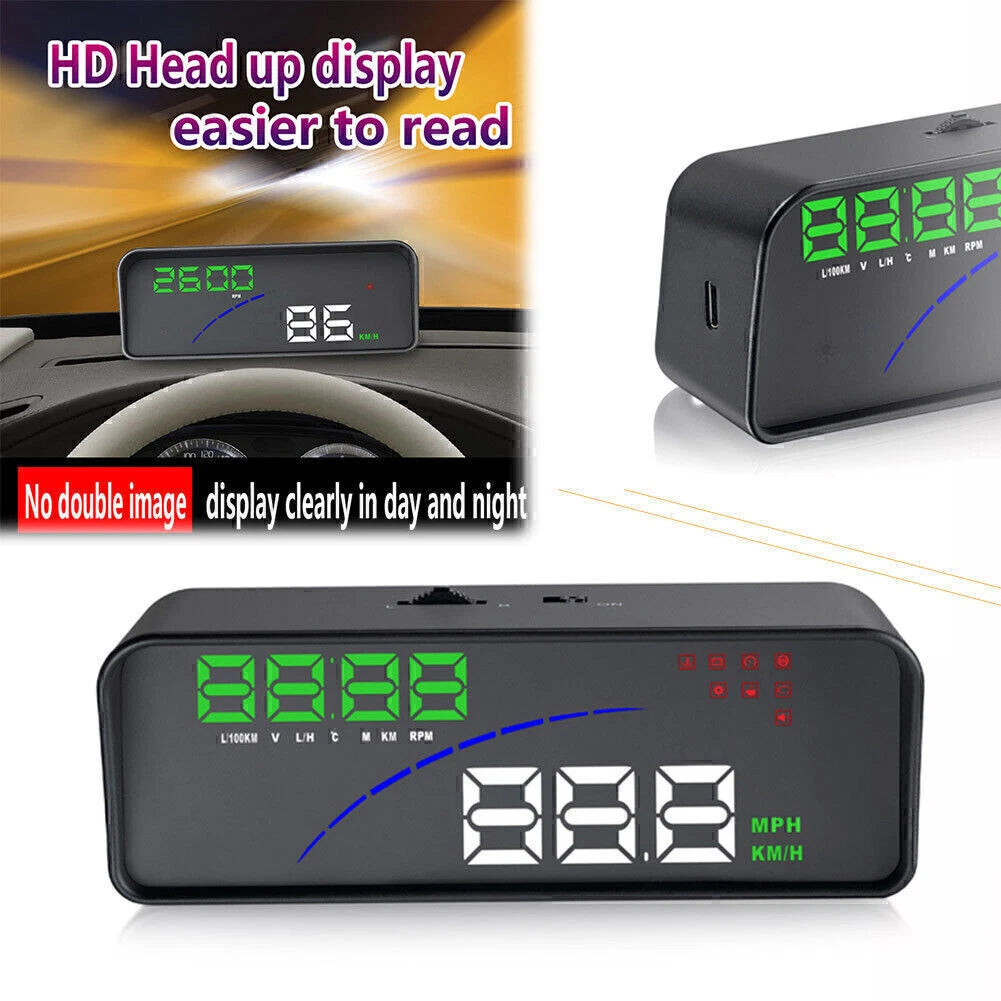 OBD2 OBDII HUD Car Display for Universal Vehicles (2010–2023)