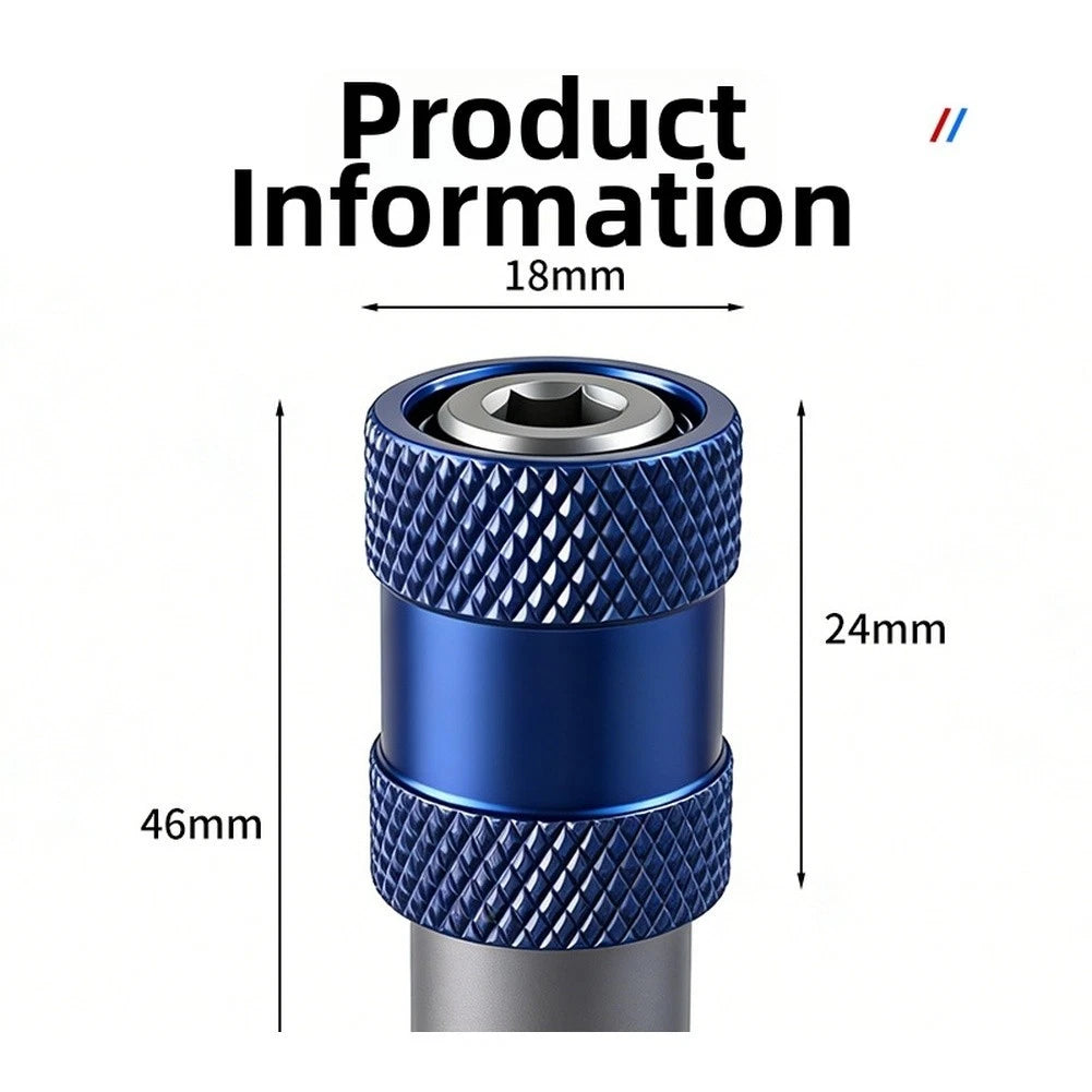 Adapter for Drill and Screwdriver Bits (Chromium Vanadium Steel)
