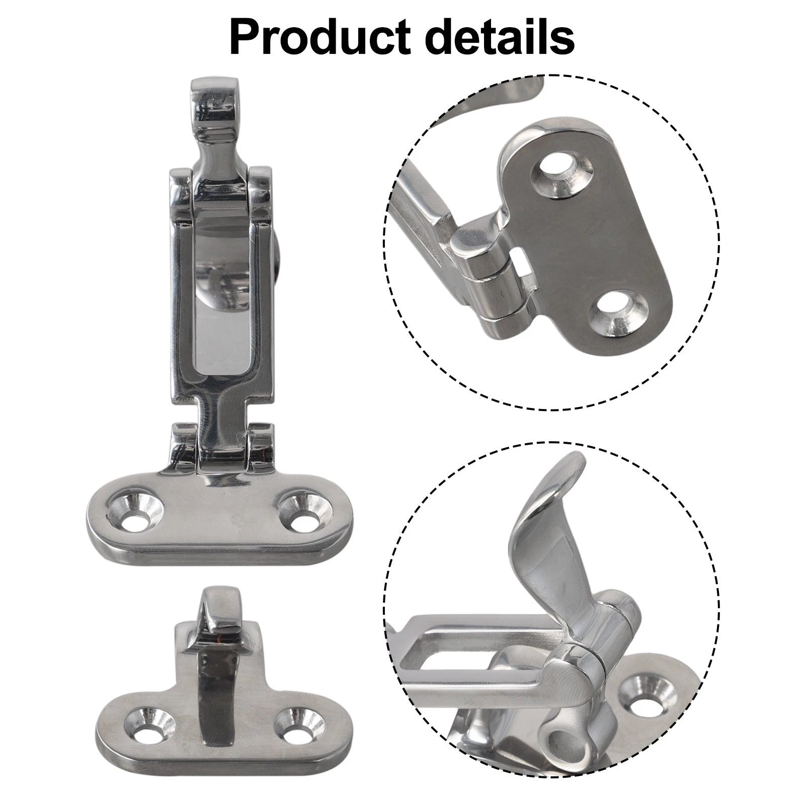 Adjustable Hatch Hinges for Marine Applications (Marine Grade)