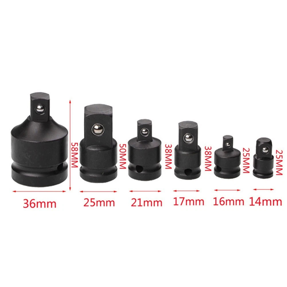 Socket Adapter Set for Various Makes and Models (1/2", 3/8", 1/4")