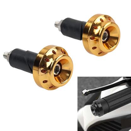Pair of Handlebar Grips for Motorcycle (7/8'' 1'') - Gold