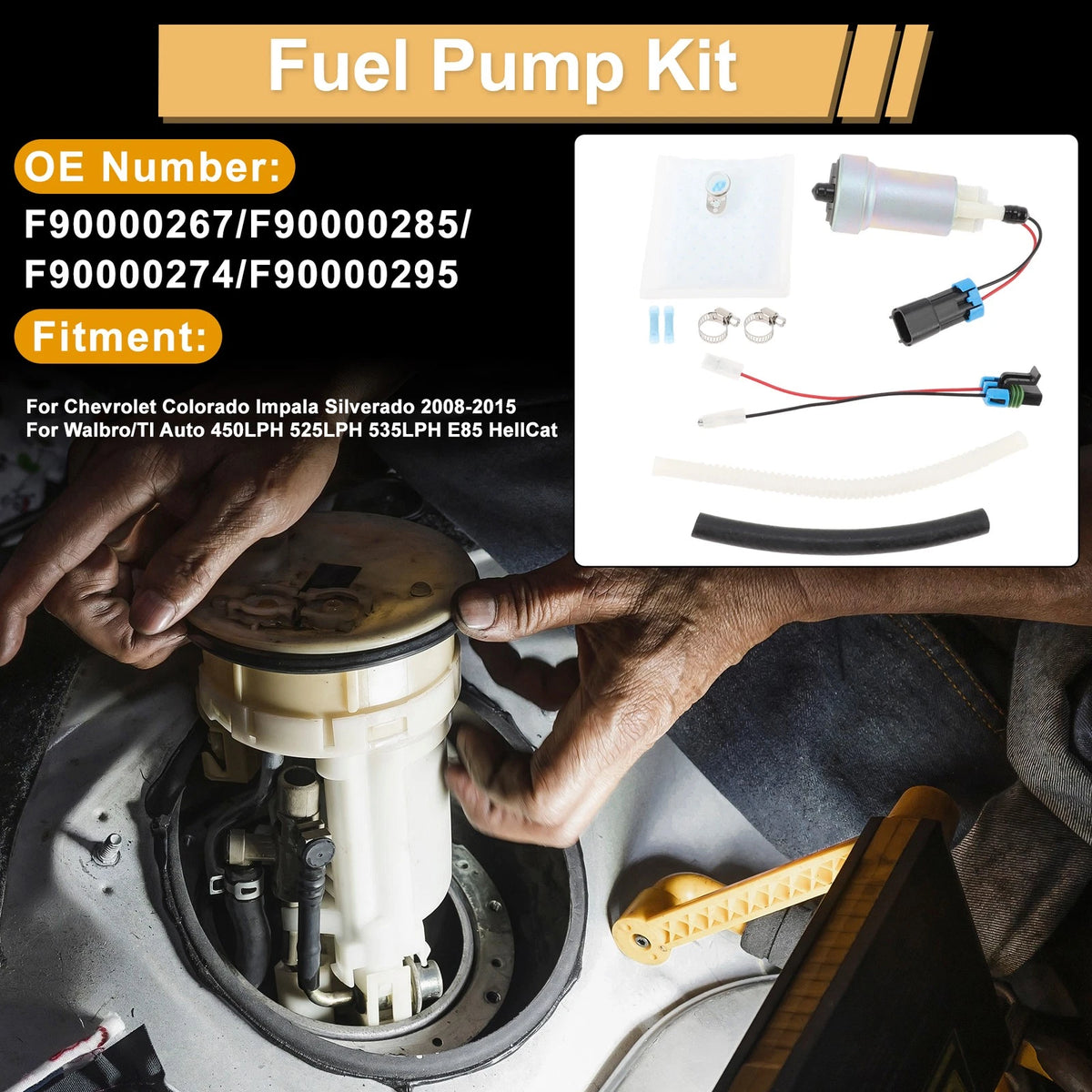 Fuel Pump Replacement for Chevrolet Colorado Impala Silverado 2008-2015