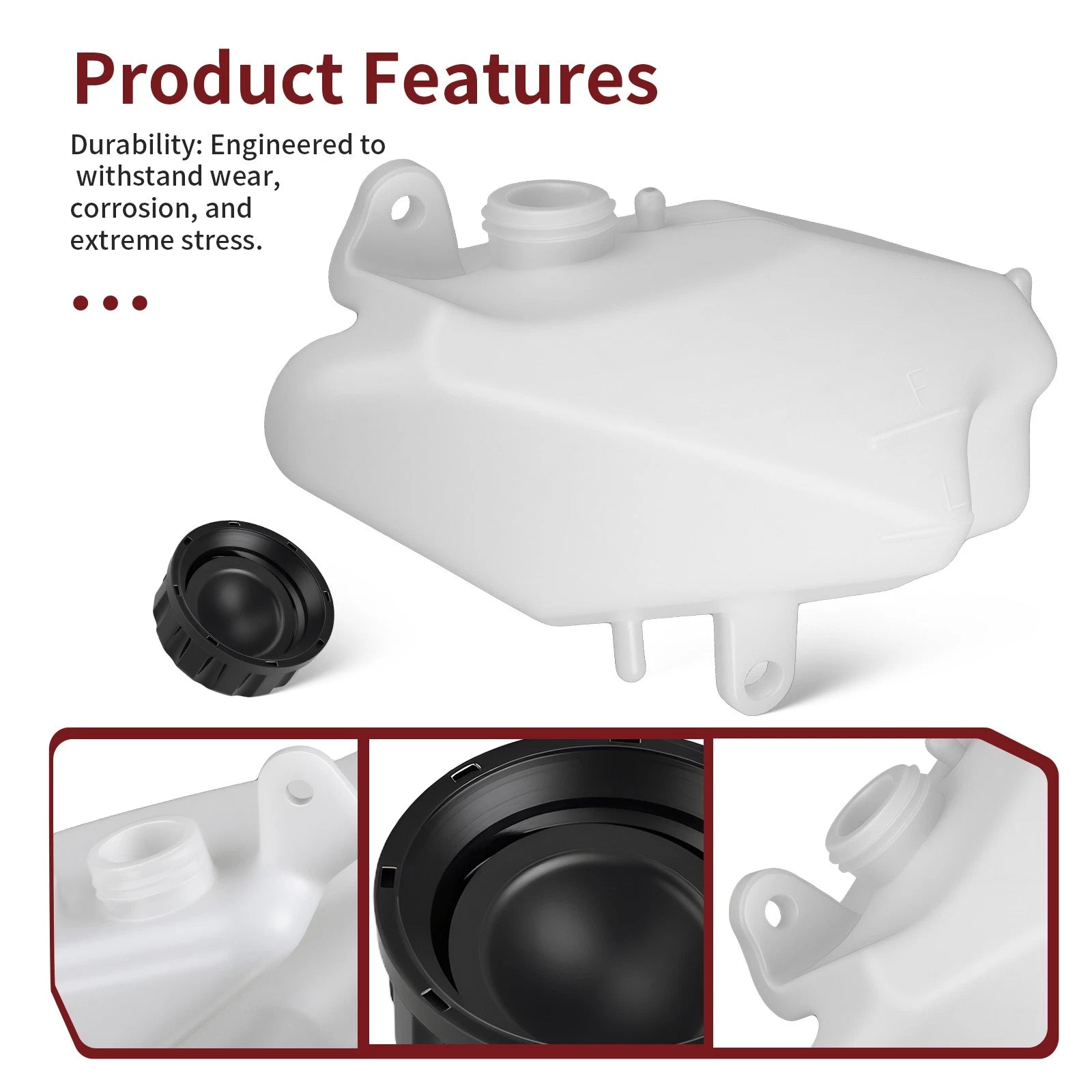 Reservoir for Kawasaki Ninja 650R (2006–2008) 43078-0025 11012-1084